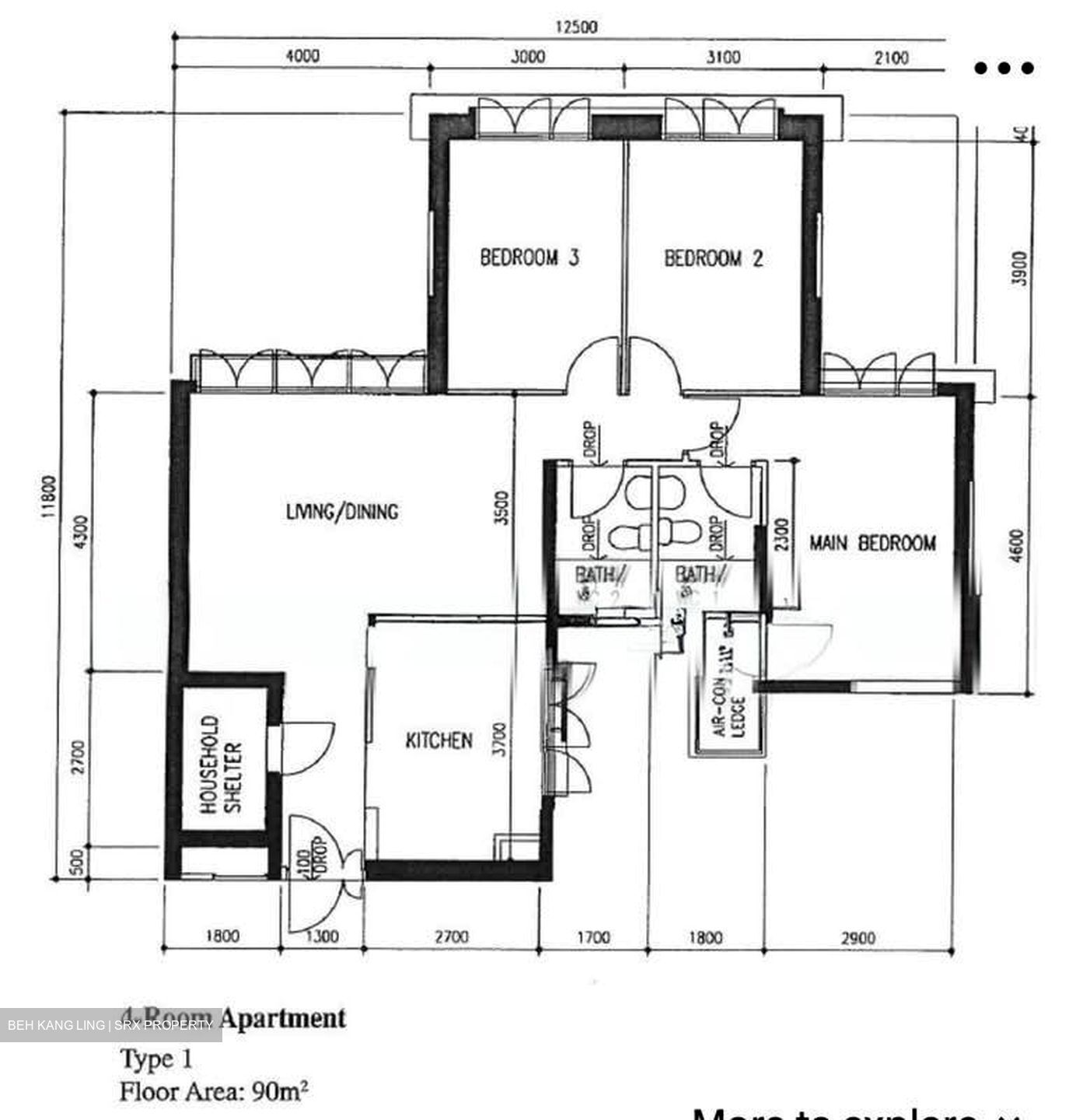 Blk 2B Kallang Heights (Kallang/Whampoa), HDB 4 Rooms #540728981